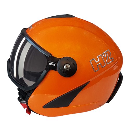 [17/18] 햄머 바이저 헬멧 H2 컬러 016 (오렌지) + 변색 렌즈 바이저 (VTFS10B)