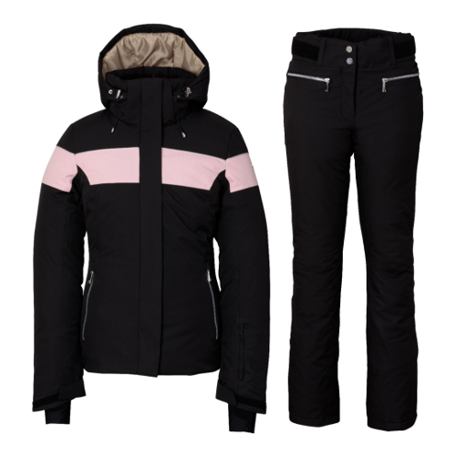 2324 피닉스 여성 스키복 PHENIX Snow Wave Jacket+Time Space W&#039;s Pants - Black